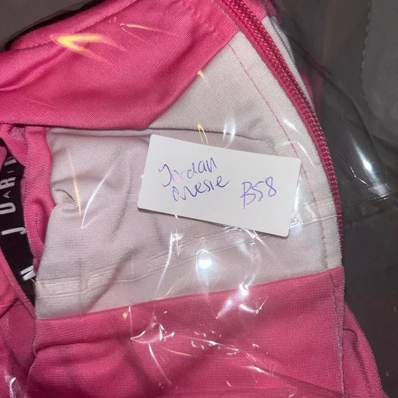 Jordan Kids Pink and White jumpsuit - Picture 7 of 7